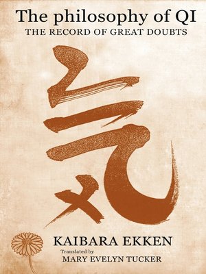 cover image of The Philosophy of Qi